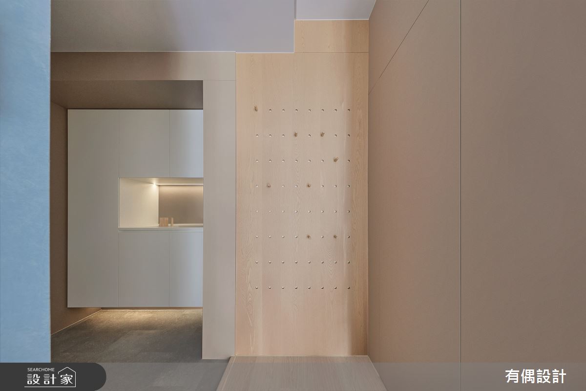 20坪新成屋(5年以下)＿現代簡約微北歐風玄關案例圖片＿有偶室內裝修股份有限公司＿有偶_暮海之2
