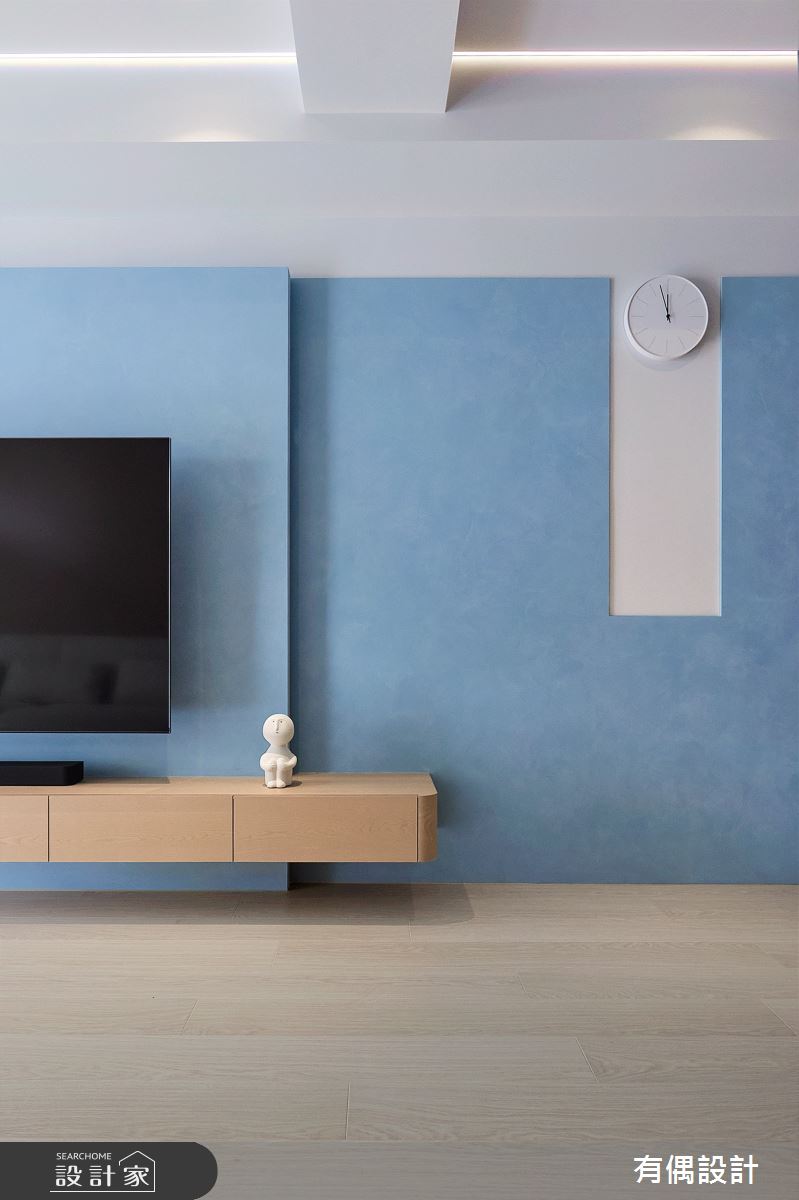 20坪新成屋(5年以下)＿現代簡約微北歐風客廳案例圖片＿有偶室內裝修股份有限公司＿有偶_暮海之6