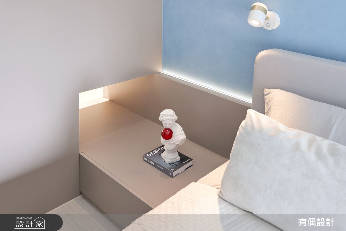 20坪新成屋(5年以下)＿現代簡約微北歐風臥室案例圖片＿有偶室內裝修股份有限公司＿有偶_暮海之10