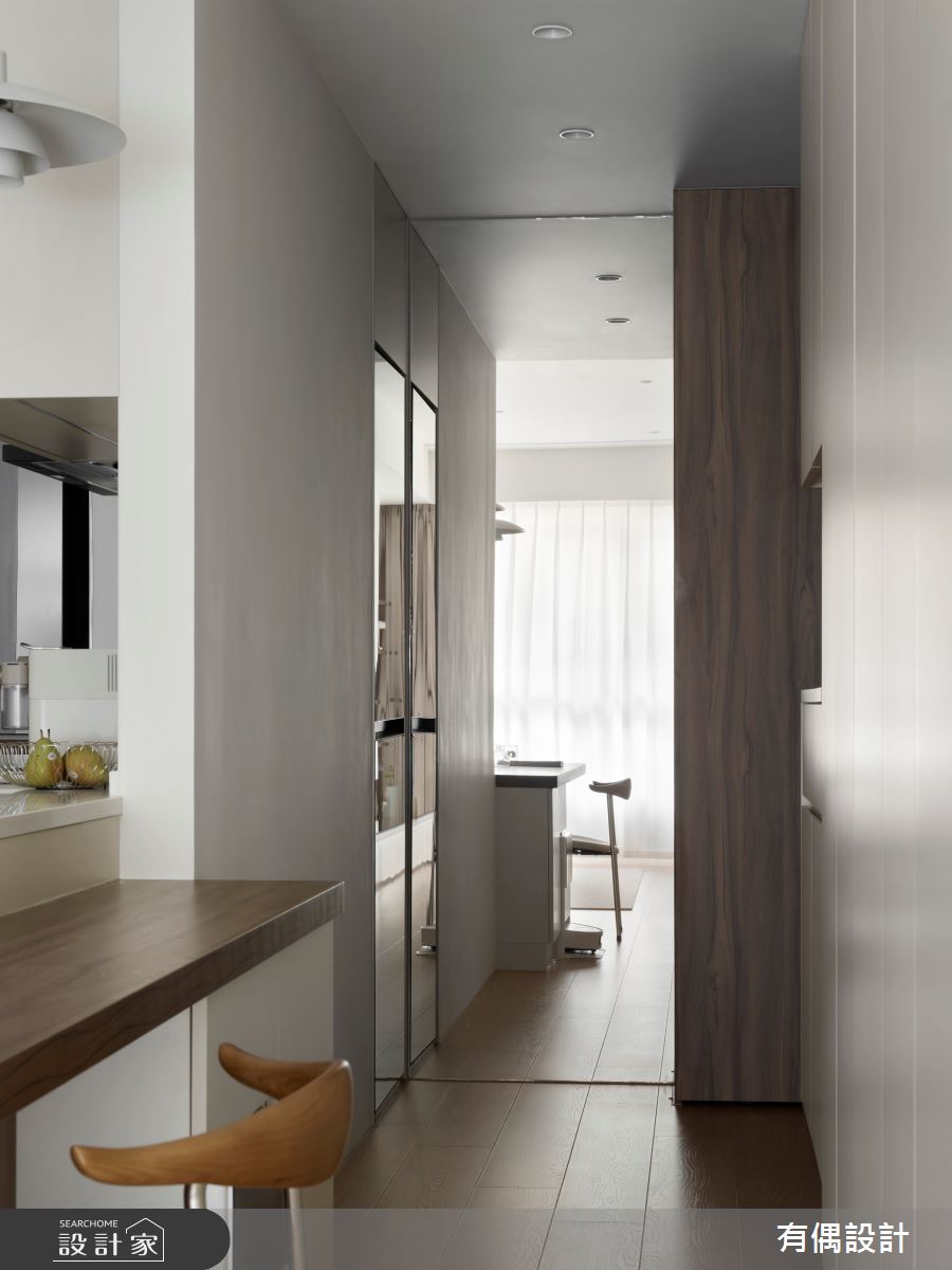 15坪新成屋(5年以下)＿現代奶油風玄關餐廳案例圖片＿有偶室內裝修股份有限公司＿有偶_浮光聚所之5