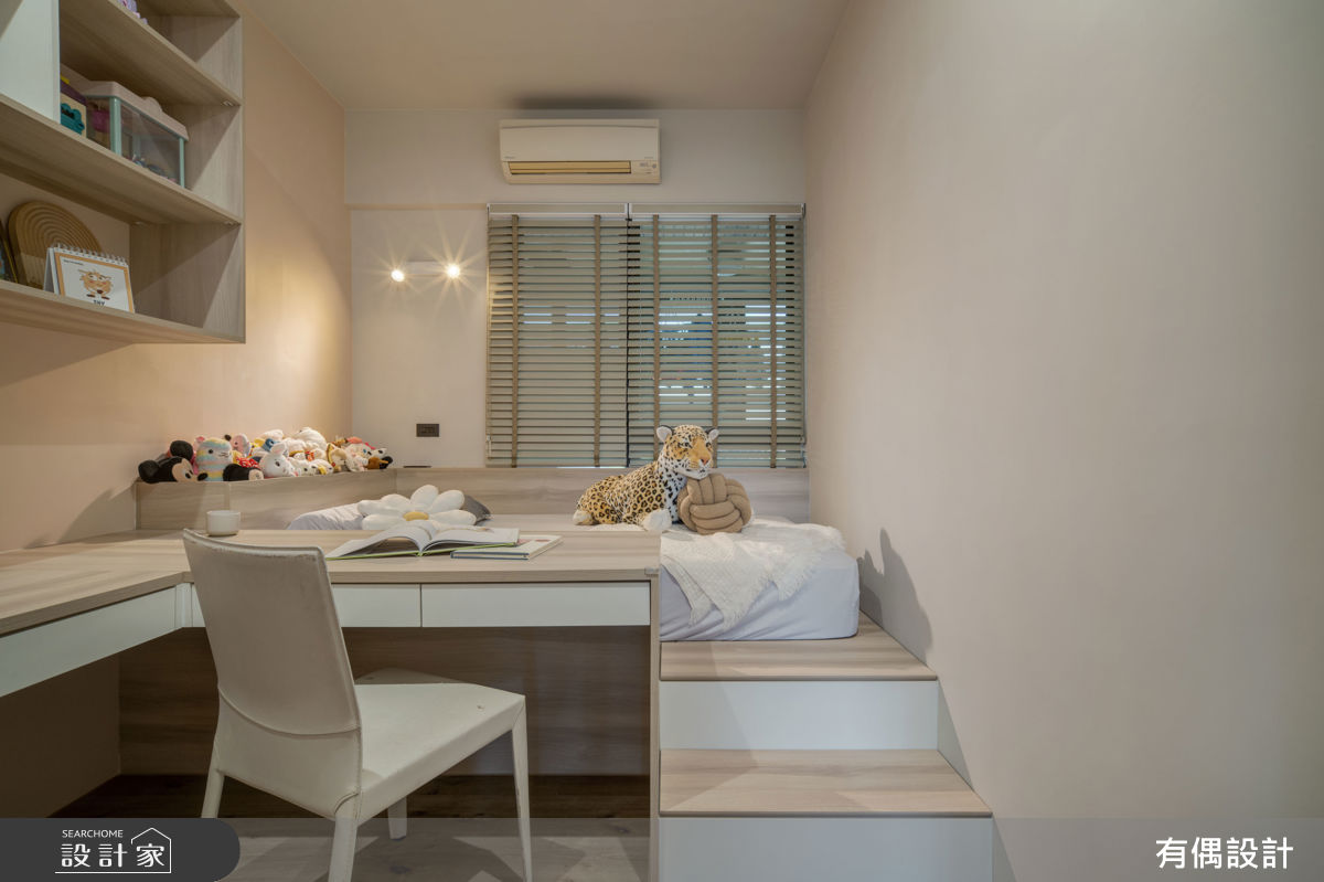 30坪中古屋(5~15年)＿北歐鄉村簡約風臥室案例圖片＿有偶室內裝修股份有限公司＿有偶_沐光之8