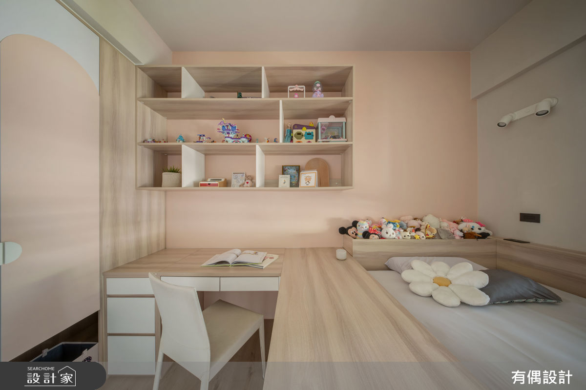 30坪中古屋(5~15年)＿北歐鄉村簡約風臥室案例圖片＿有偶室內裝修股份有限公司＿有偶_沐光之9