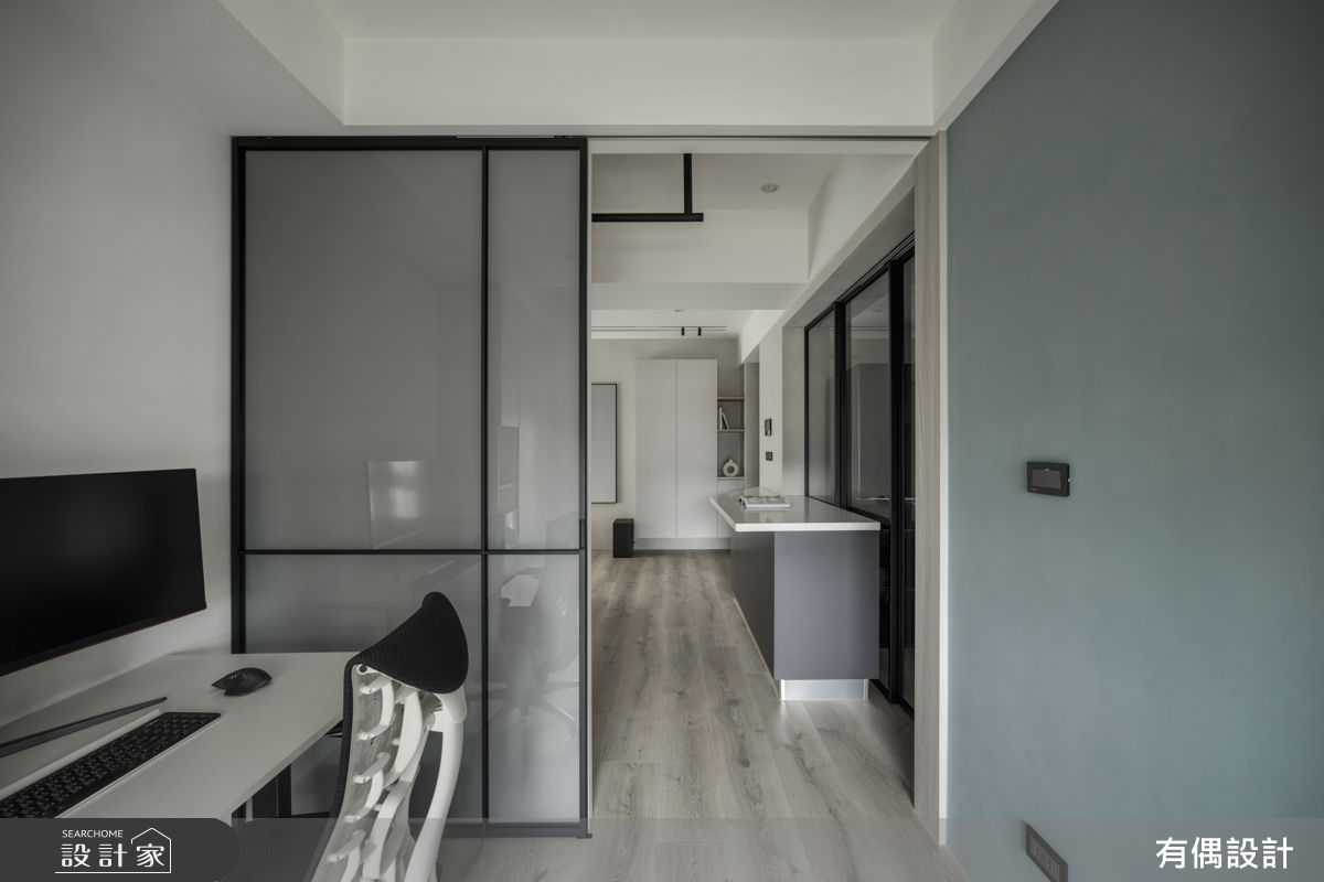 16坪中古屋(5~15年)＿現代混搭風餐廳書房案例圖片＿有偶室內裝修股份有限公司＿有偶_闇序之13