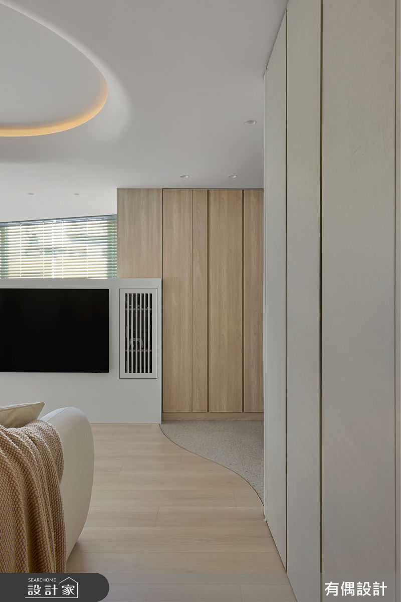 25坪老屋(31~40年)＿現代簡約風客廳案例圖片＿有偶室內裝修股份有限公司＿有偶_日暮之8