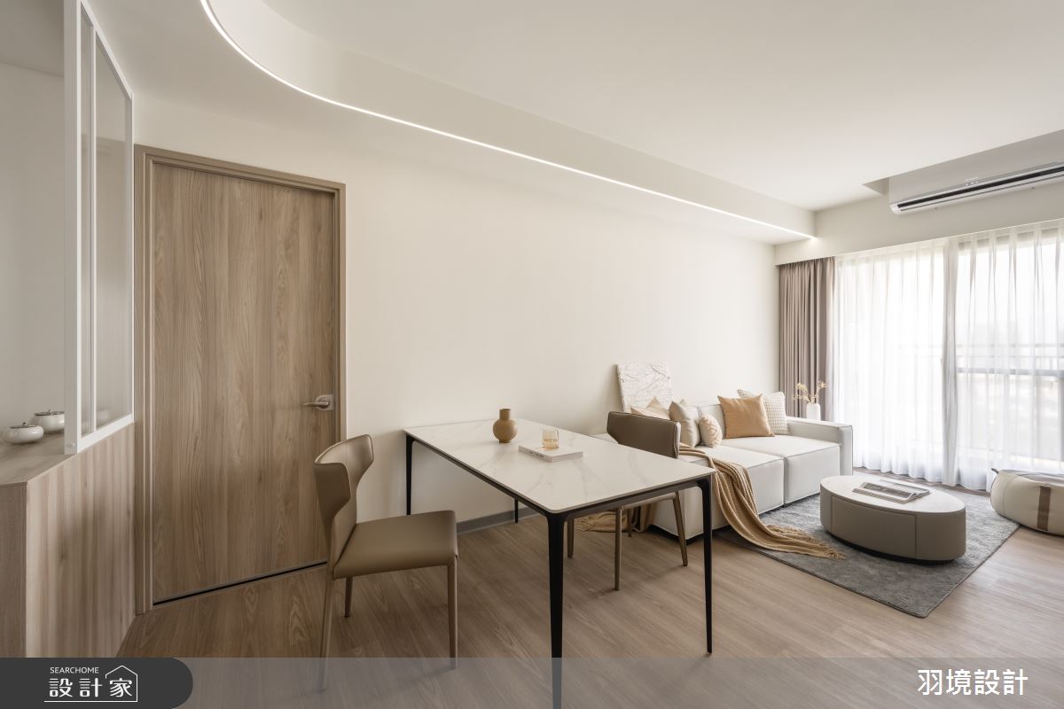 37坪新成屋(5年以下)＿其他客廳餐廳案例圖片＿羽境設計＿羽境_02之4