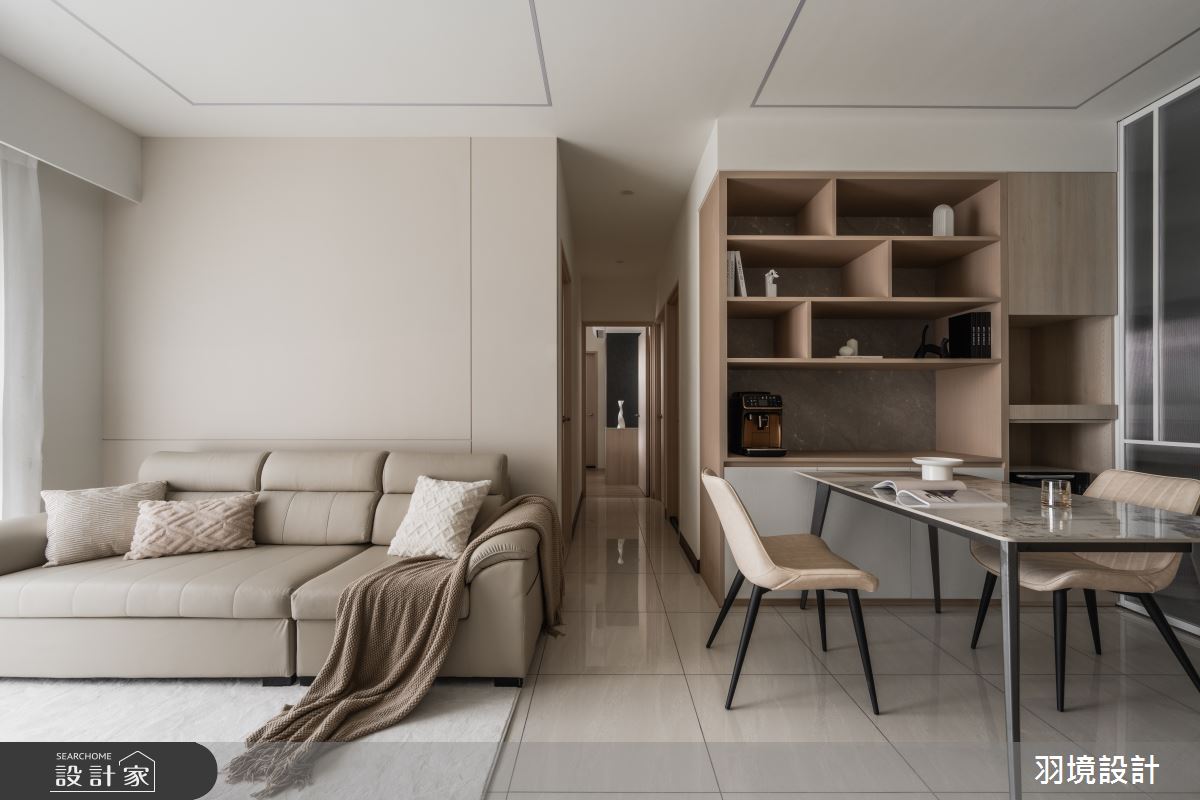 35坪新成屋(5年以下)＿現代風客廳餐廳走廊案例圖片＿羽境設計＿羽境_04之11