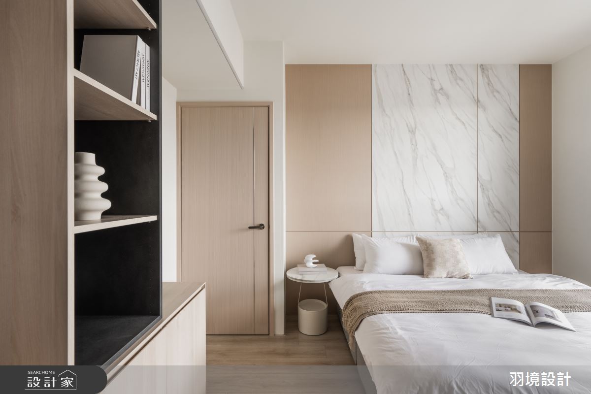 35坪新成屋(5年以下)＿現代風臥室案例圖片＿羽境設計＿羽境_04之19