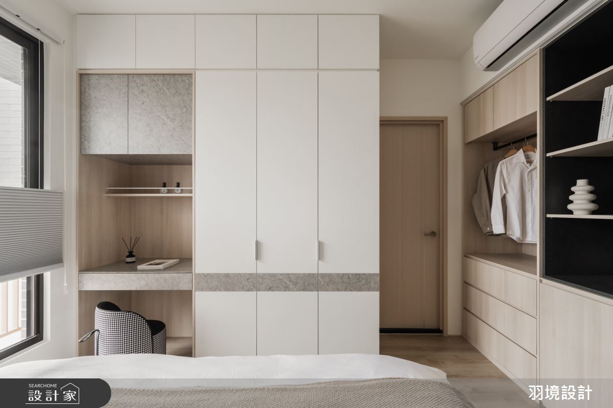 35坪新成屋(5年以下)＿現代風臥室案例圖片＿羽境設計＿羽境_04之25