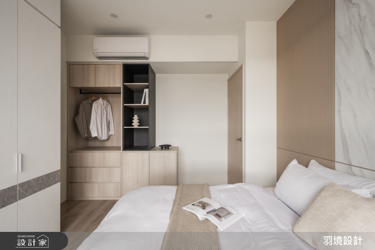 35坪新成屋(5年以下)＿現代風臥室案例圖片＿羽境設計＿羽境_04之28