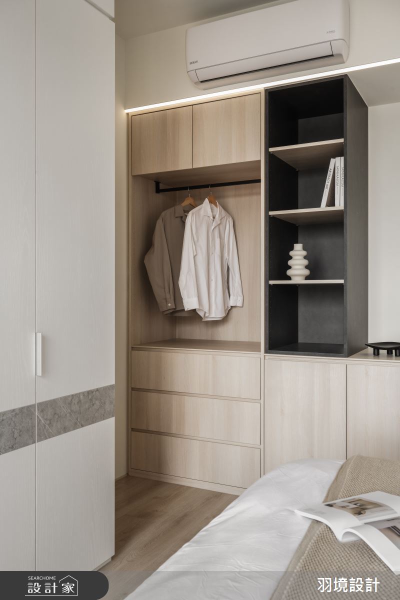 35坪新成屋(5年以下)＿現代風臥室案例圖片＿羽境設計＿羽境_04之30