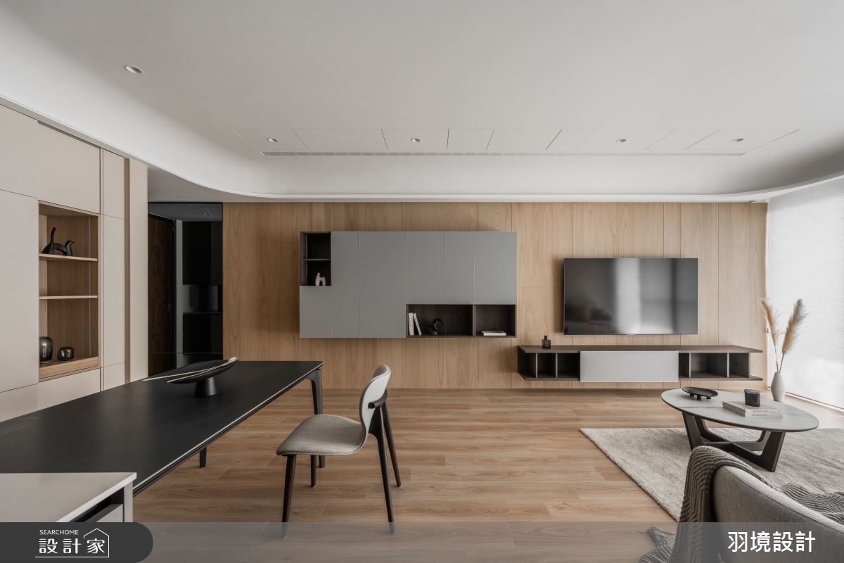 58坪新成屋(5年以下)＿現代風玄關客廳餐廳案例圖片＿羽境設計＿羽境_03之9
