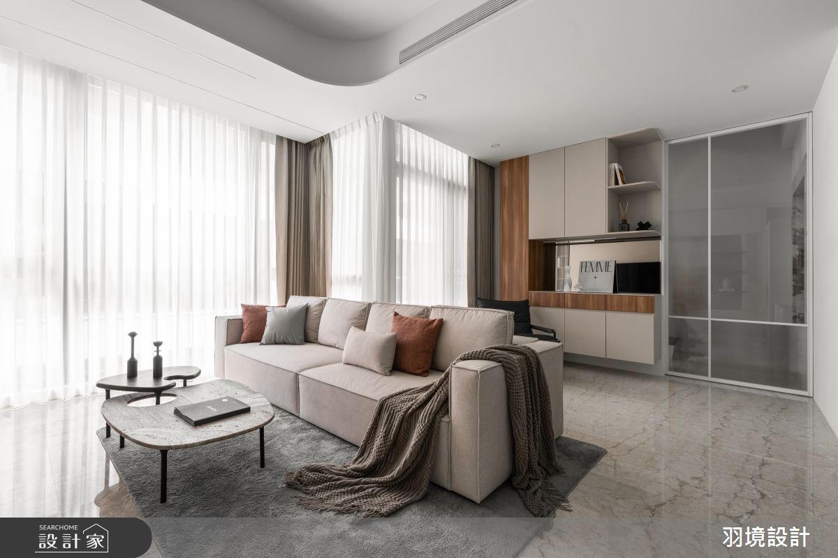 65坪新成屋(5年以下)＿現代風客廳案例圖片＿羽境設計＿羽境_06之5