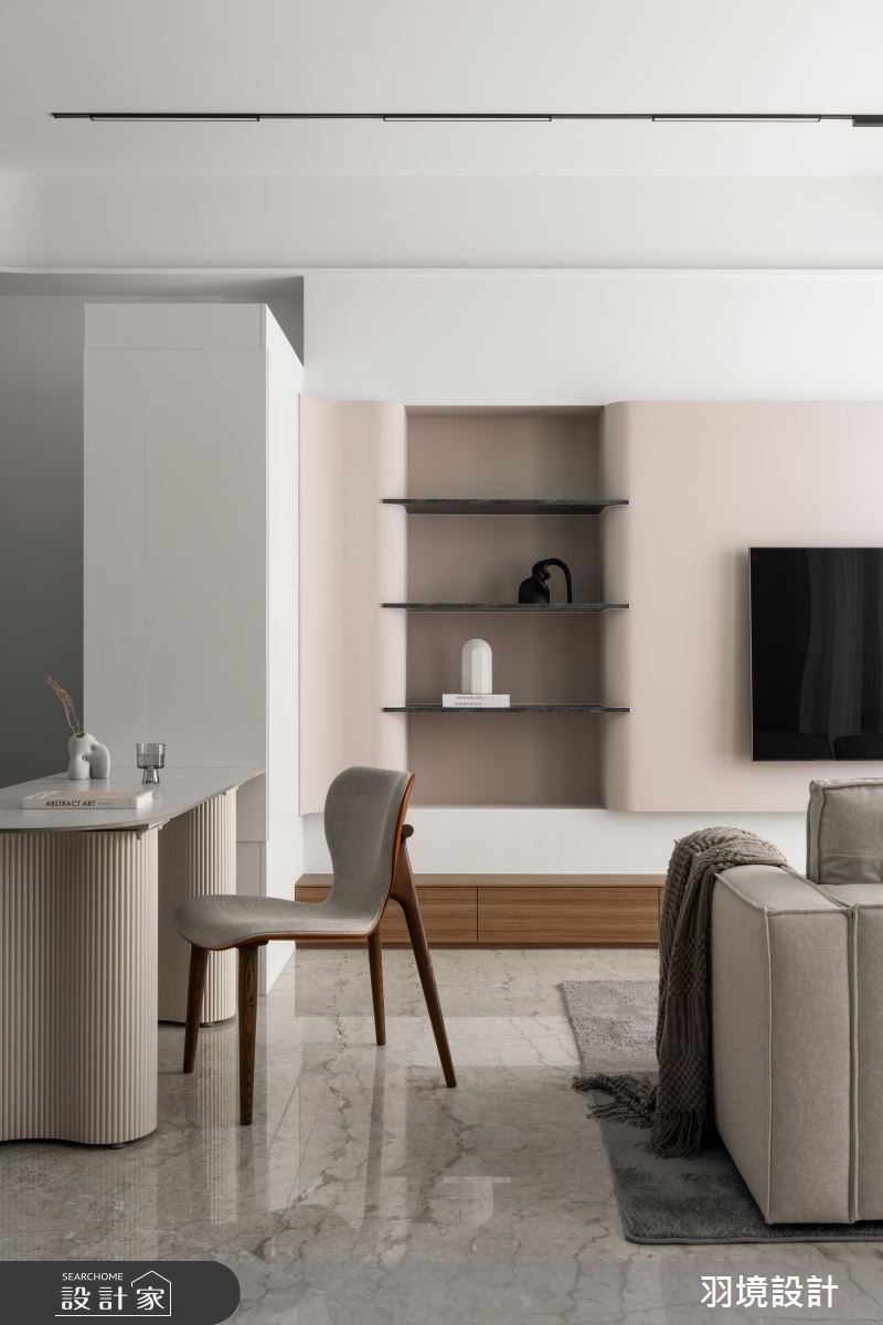 65坪新成屋(5年以下)＿現代風客廳中島案例圖片＿羽境設計＿羽境_06之8