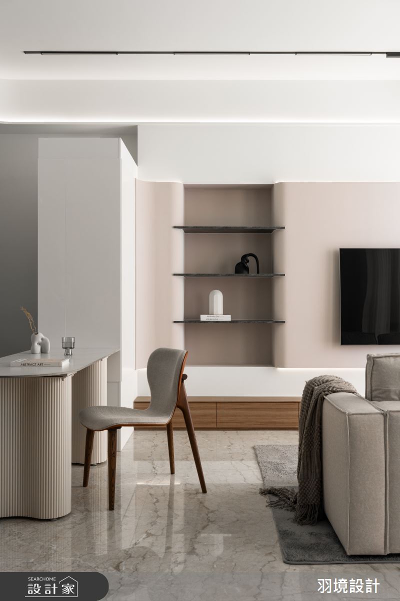 65坪新成屋(5年以下)＿現代風客廳中島案例圖片＿羽境設計＿羽境_06之9