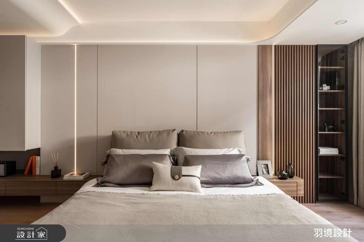 65坪新成屋(5年以下)＿現代風臥室案例圖片＿羽境設計＿羽境_06之25