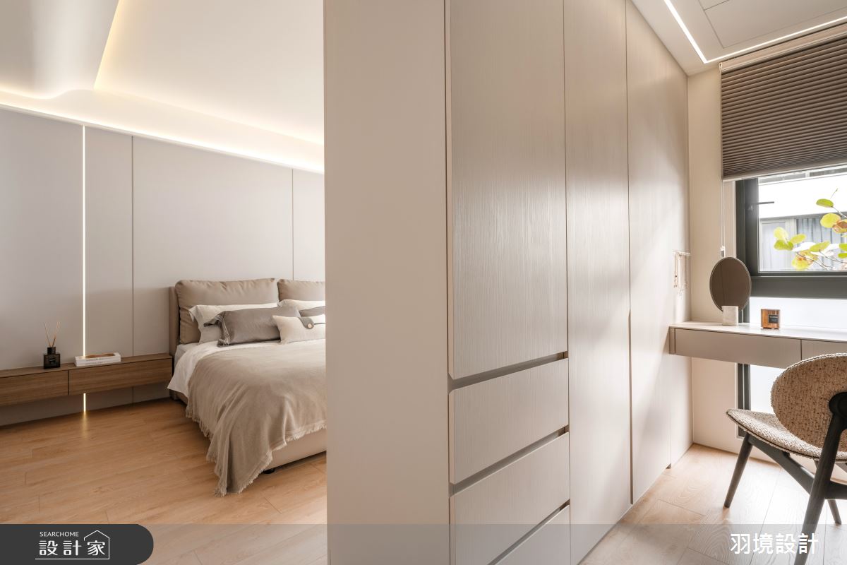 65坪新成屋(5年以下)＿現代風臥室更衣間案例圖片＿羽境設計＿羽境_06之37