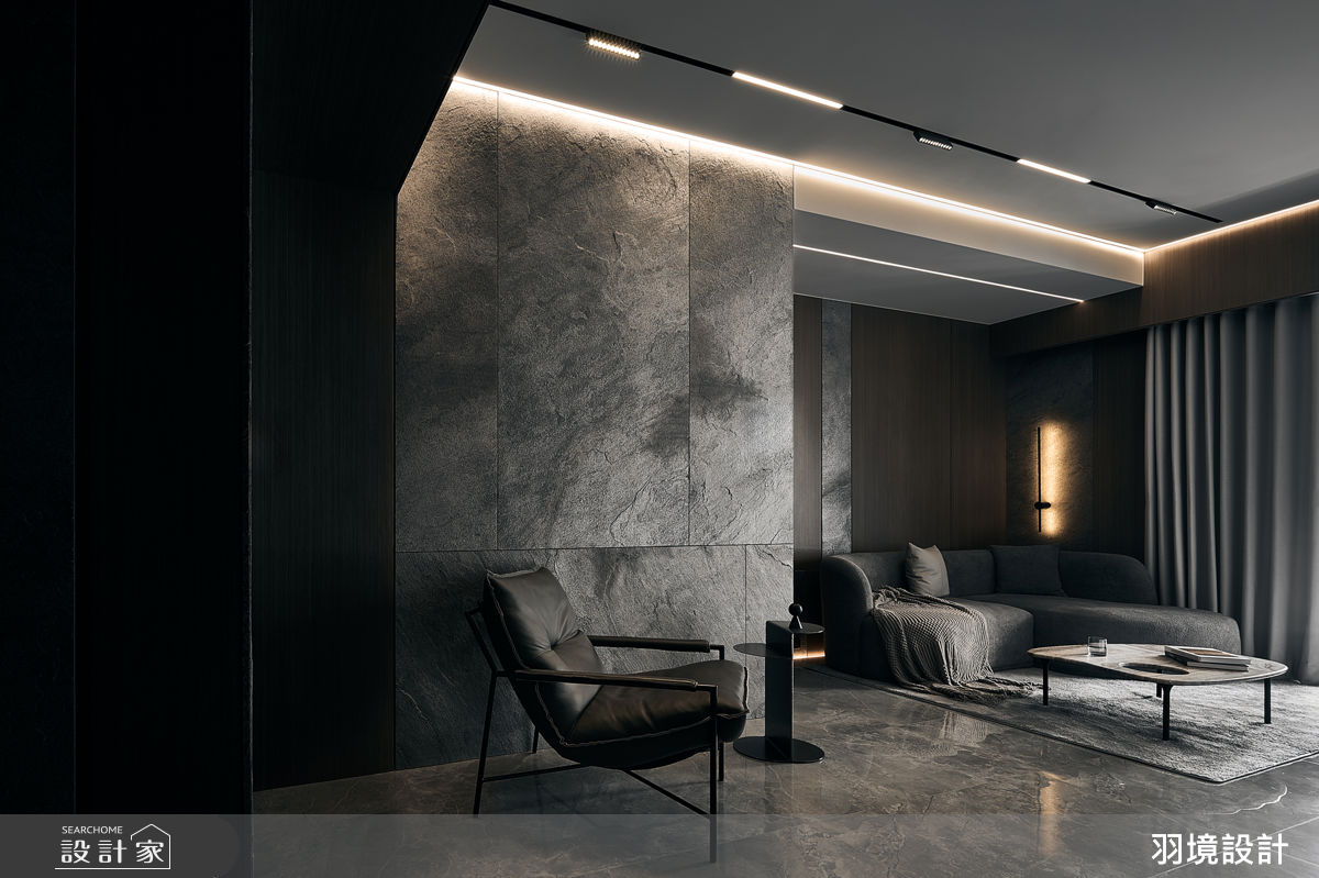 37坪新成屋(5年以下)＿現代風客廳案例圖片＿羽境設計＿羽境_07之10