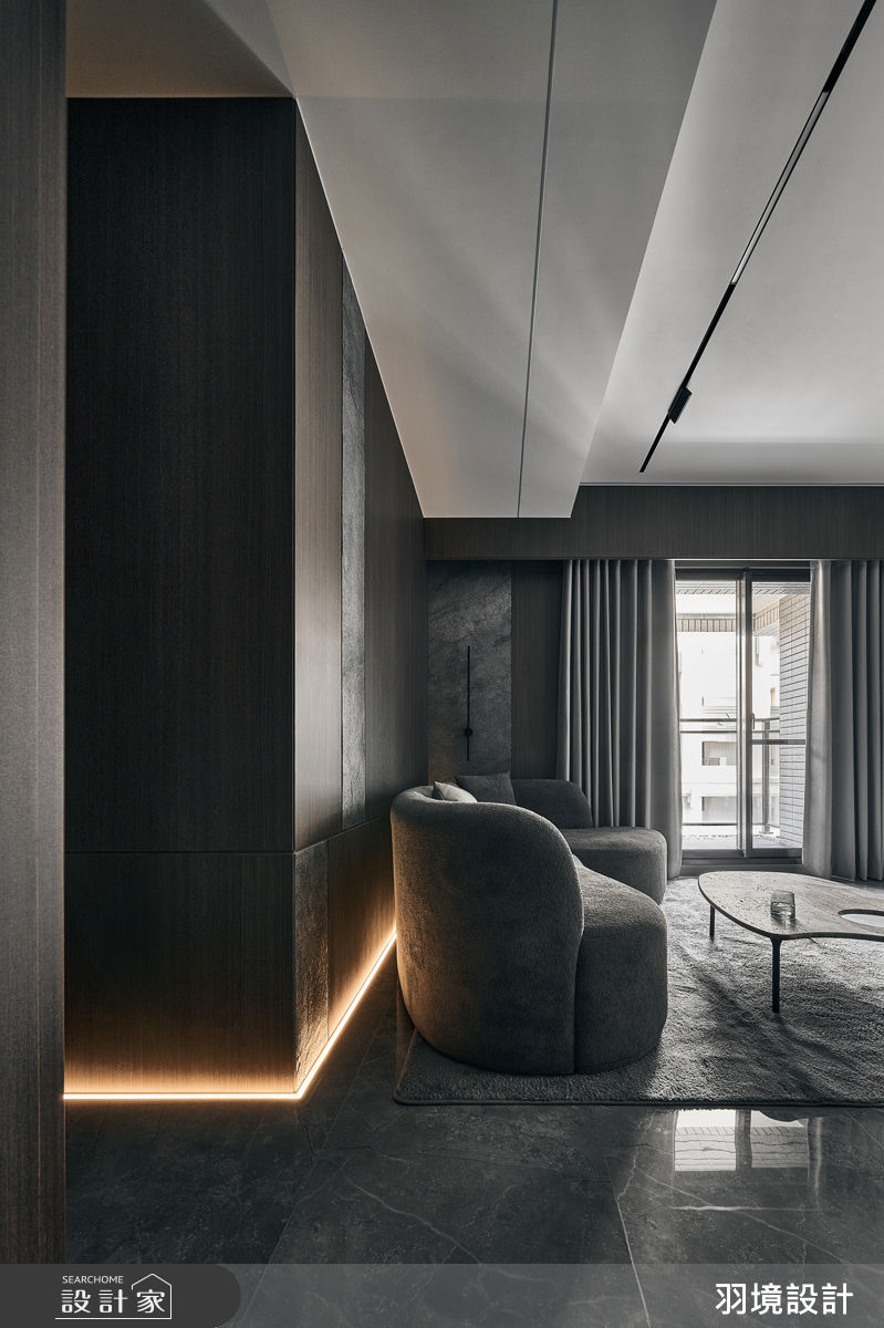 37坪新成屋(5年以下)＿現代風客廳案例圖片＿羽境設計＿羽境_07之18