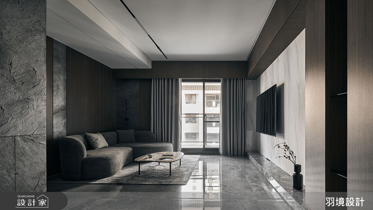 37坪新成屋(5年以下)＿現代風客廳案例圖片＿羽境設計＿羽境_07之21