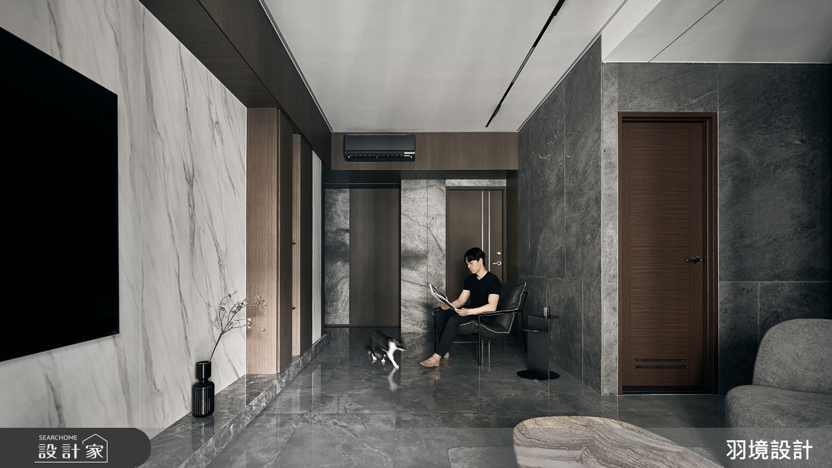 37坪新成屋(5年以下)＿現代風客廳案例圖片＿羽境設計＿羽境_07之23