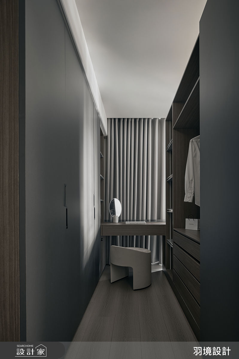 37坪新成屋(5年以下)＿現代風更衣間案例圖片＿羽境設計＿羽境_07之26