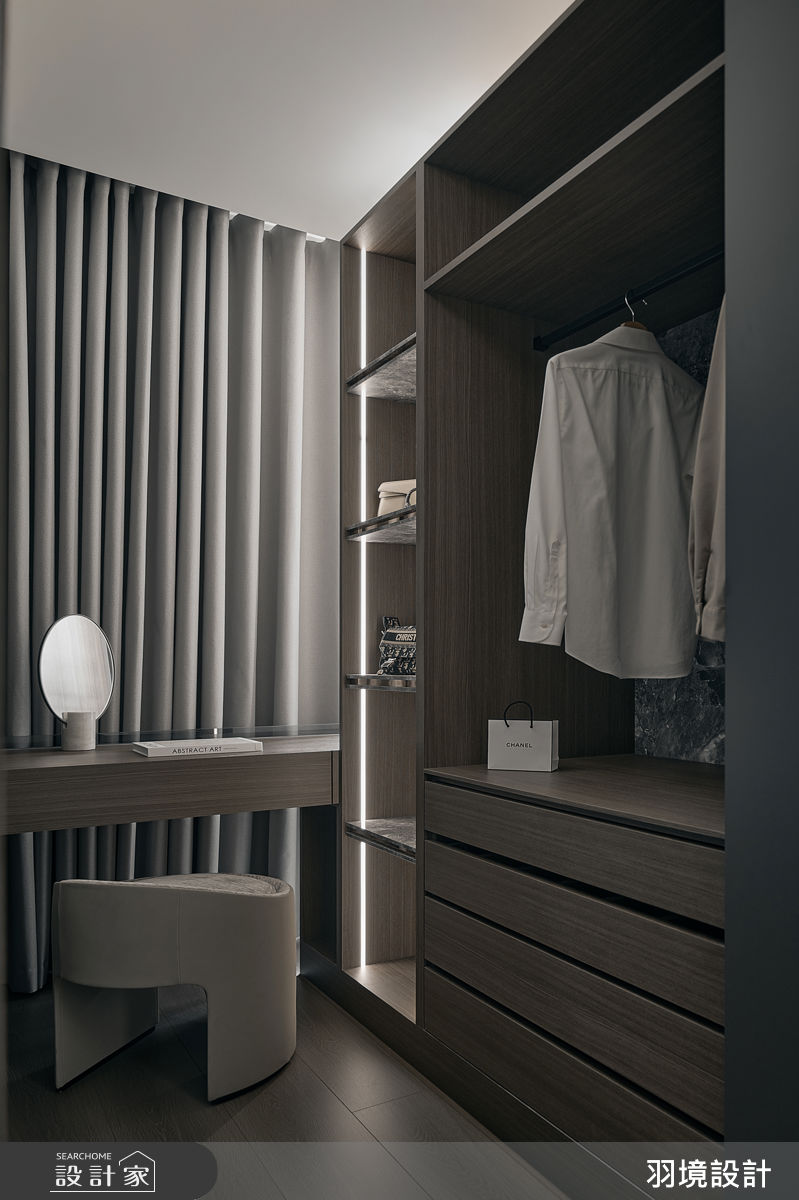 37坪新成屋(5年以下)＿現代風更衣間案例圖片＿羽境設計＿羽境_07之27
