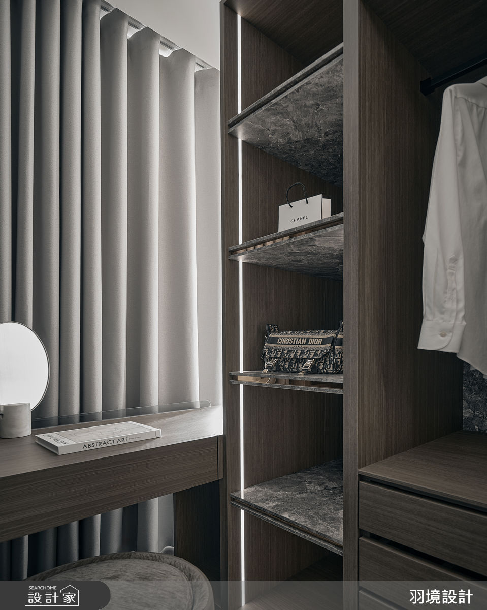37坪新成屋(5年以下)＿現代風更衣間案例圖片＿羽境設計＿羽境_07之28