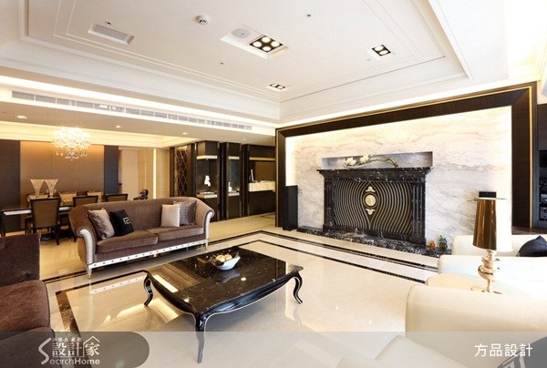 100坪新成屋(5年以下)＿新古典客廳案例圖片＿方品空間設計＿方品_02之3