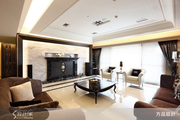 100坪新成屋(5年以下)＿新古典客廳案例圖片＿方品空間設計＿方品_02之2