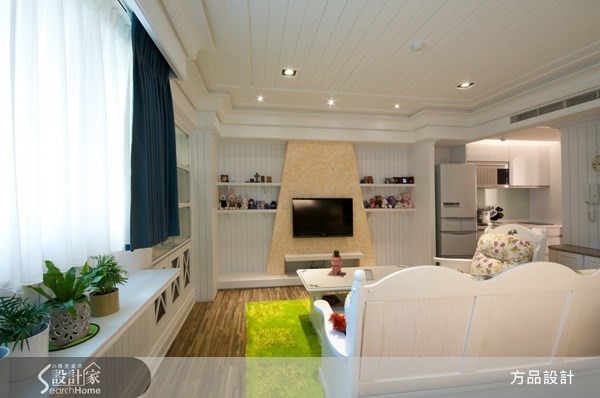 25坪新成屋(5年以下)＿鄉村風客廳案例圖片＿方品空間設計＿方品_07_cottage style之2