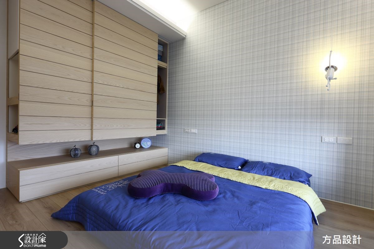 40坪新成屋(5年以下)＿休閒風臥室案例圖片＿方品空間設計＿方品_22之11