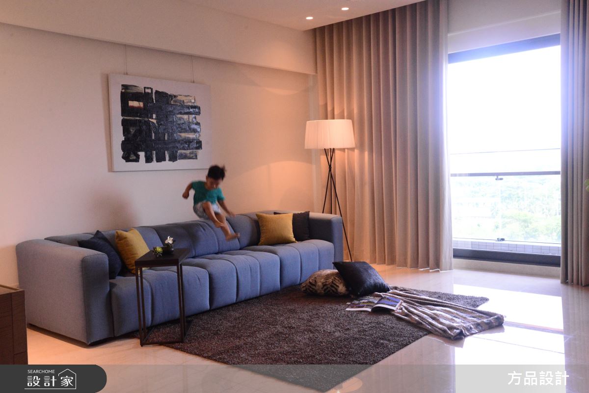 40坪新成屋(5年以下)＿現代風客廳案例圖片＿方品空間設計＿方品_26之2