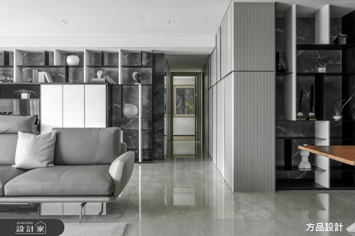 50坪新成屋(5年以下)＿現代混搭風客廳走廊案例圖片＿方品空間設計＿方品_35之1