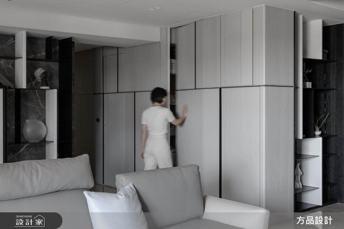 50坪新成屋(5年以下)＿現代混搭風客廳案例圖片＿方品空間設計＿方品_35之8