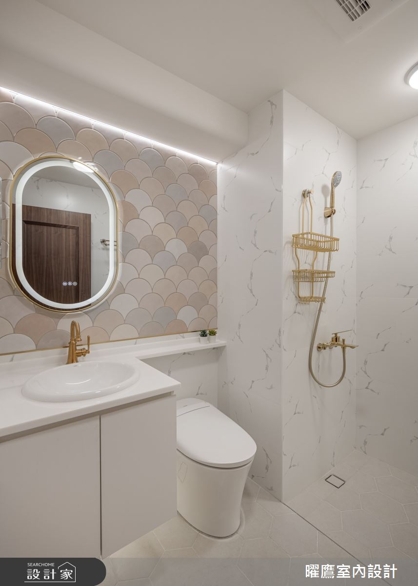 39坪老屋(16~30年)＿美式風浴室案例圖片＿曜鷹室內空間設計＿曜鷹_03桃園|麗寶藝術學院|老屋翻新之19