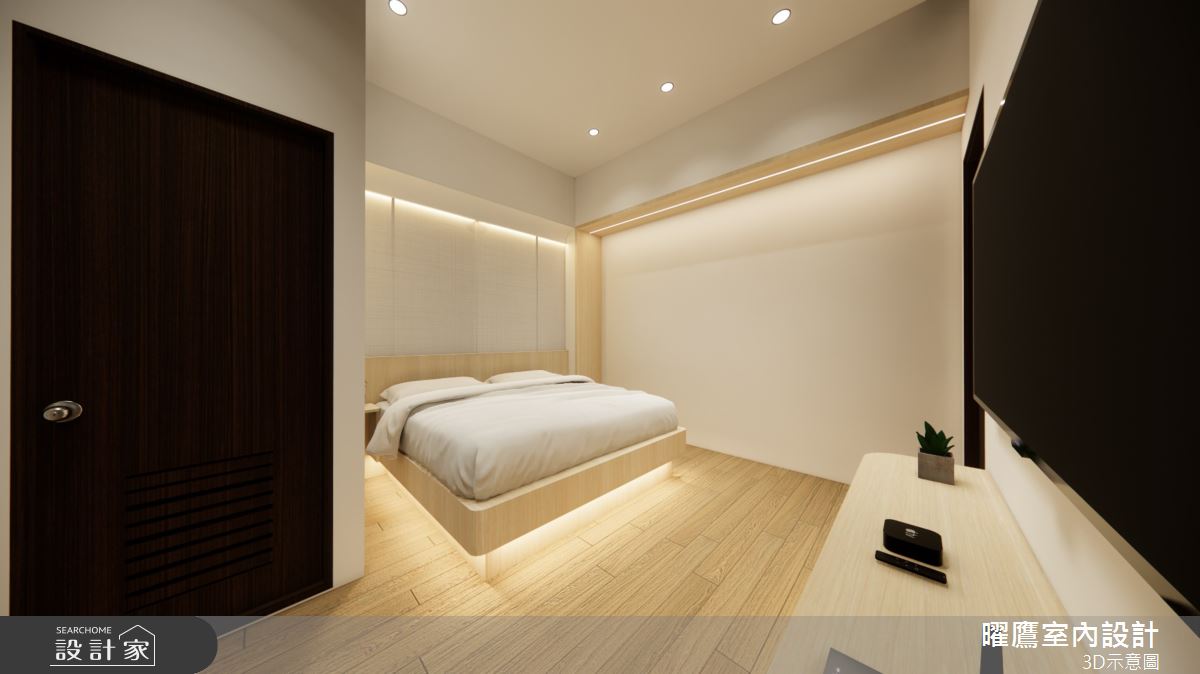 56坪預售屋＿日式風臥室案例圖片＿曜鷹室內空間設計＿曜鷹_05台東|民宿|預售屋之6
