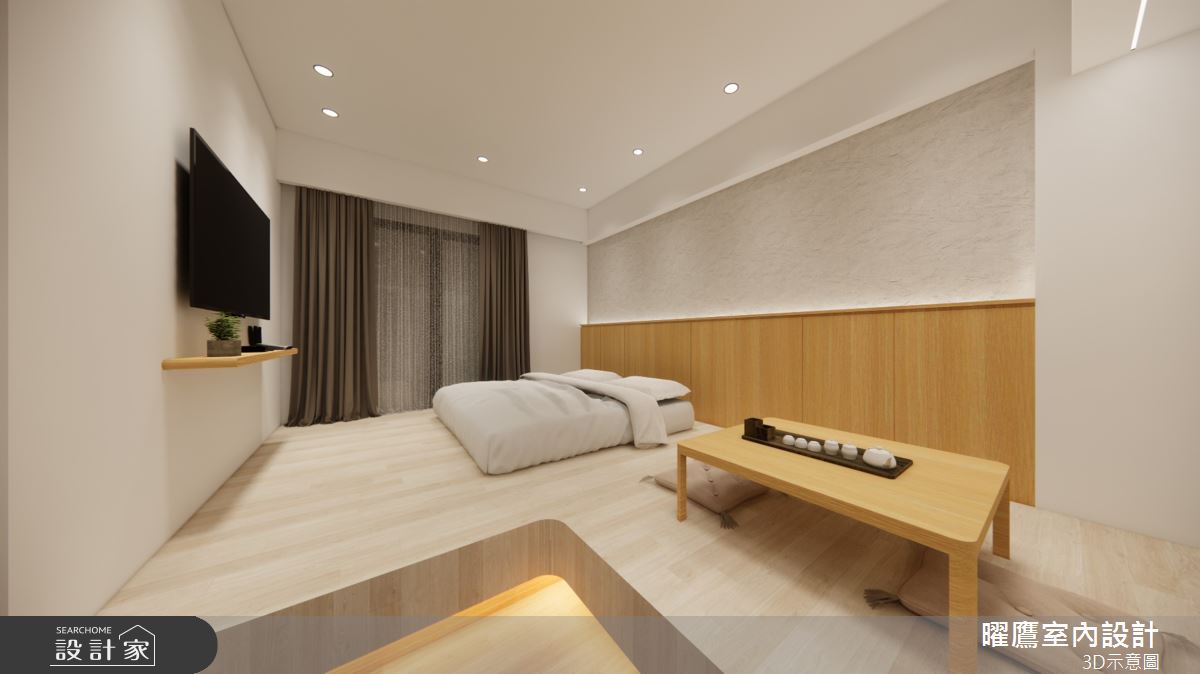 56坪預售屋＿日式風臥室案例圖片＿曜鷹室內空間設計＿曜鷹_05台東|民宿|預售屋之7