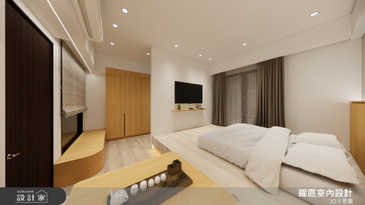 56坪預售屋＿日式風臥室案例圖片＿曜鷹室內空間設計＿曜鷹_05台東|民宿|預售屋之8