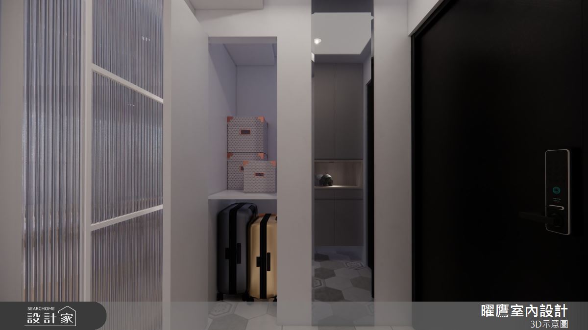 26坪預售屋＿現代北歐風玄關案例圖片＿曜鷹室內空間設計＿曜鷹_07自由之丘_張公館之2