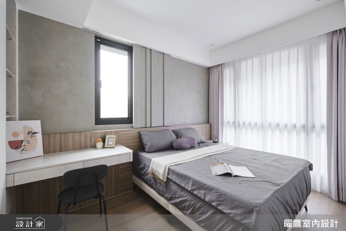 新成屋(5年以下)＿北歐風臥室案例圖片＿曜鷹室內空間設計＿曜鷹_08豐禾川匯-盧公館之12
