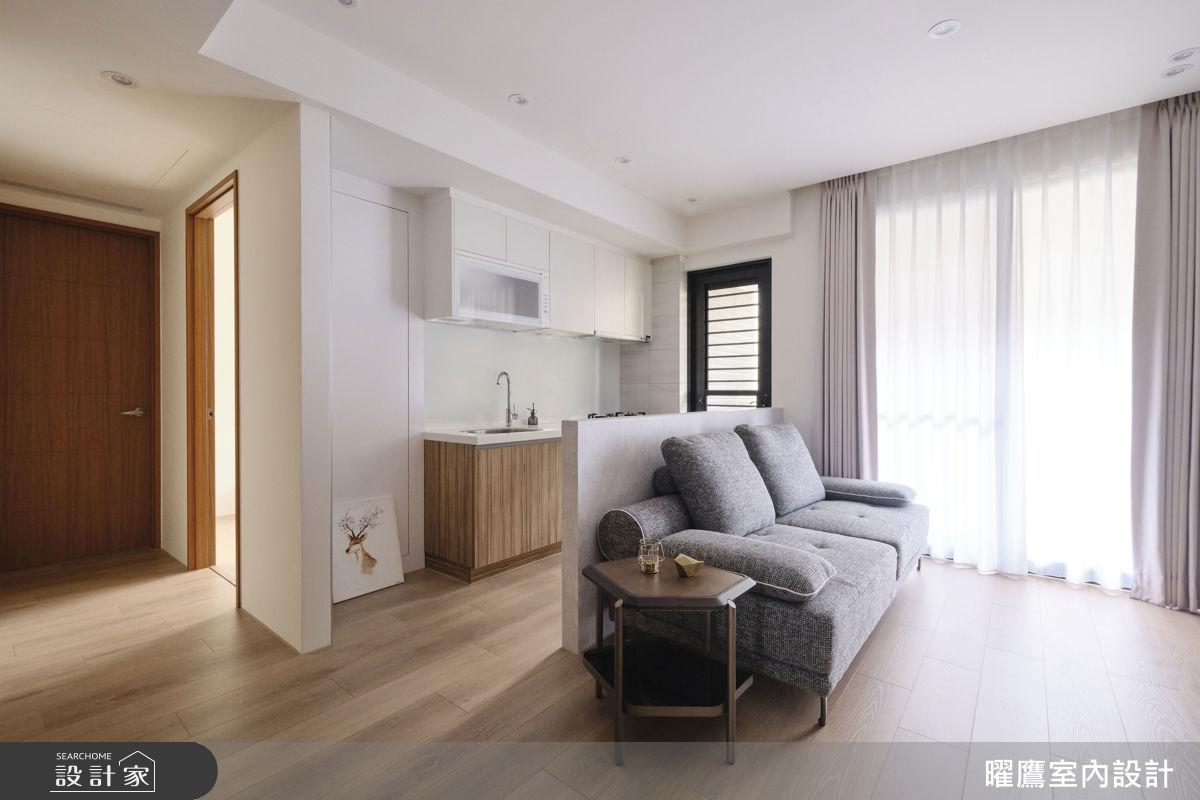 新成屋(5年以下)＿北歐風客廳廚房臥室走廊案例圖片＿曜鷹室內空間設計＿曜鷹_08豐禾川匯-盧公館之11