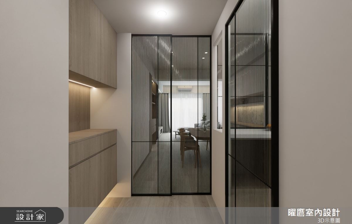 21坪預售屋＿北歐風玄關案例圖片＿曜鷹室內空間設計＿曜鷹_11大觀雲匯-鄭公館之1
