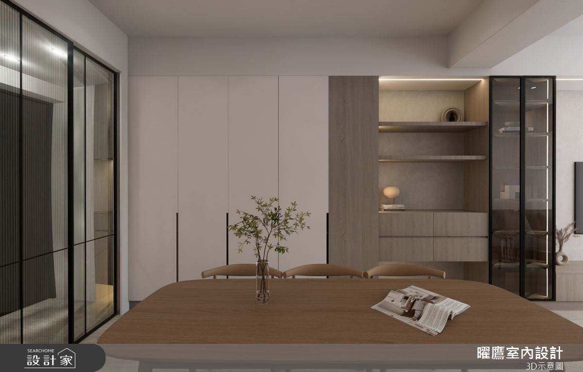 21坪預售屋＿北歐風餐廳案例圖片＿曜鷹室內空間設計＿曜鷹_11大觀雲匯-鄭公館之3