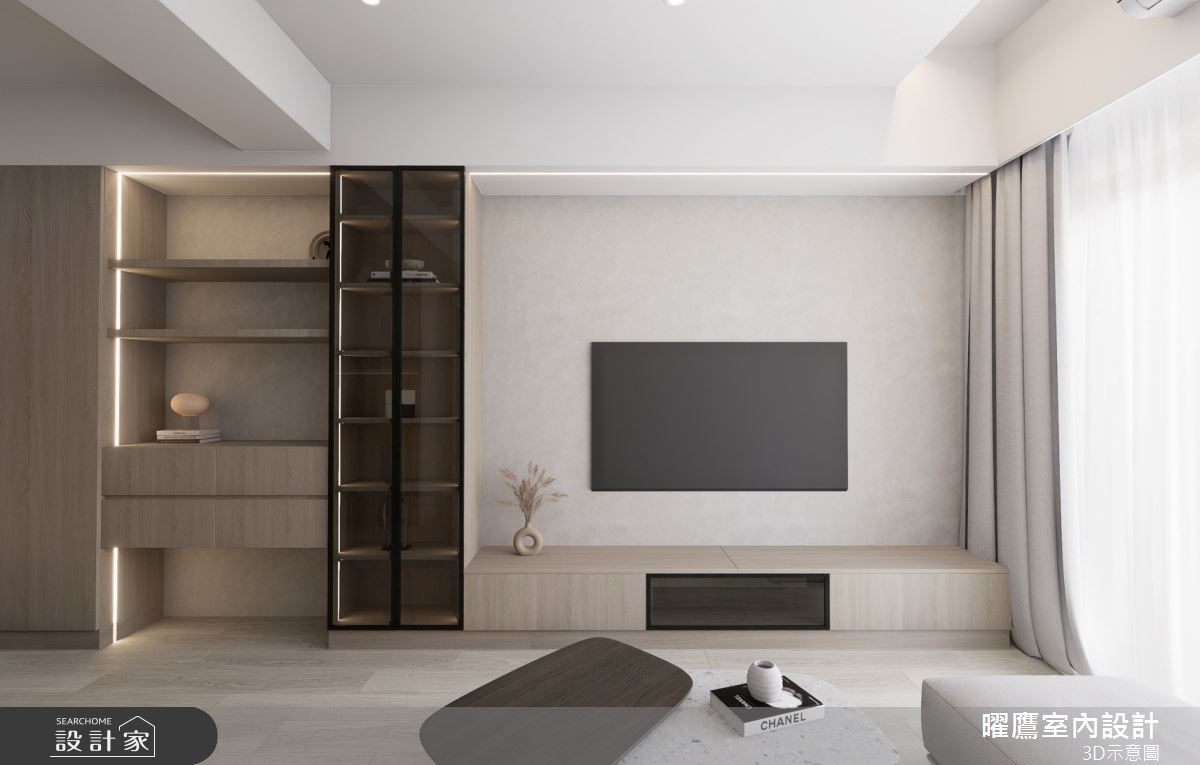 21坪預售屋＿北歐風客廳案例圖片＿曜鷹室內空間設計＿曜鷹_11大觀雲匯-鄭公館之7