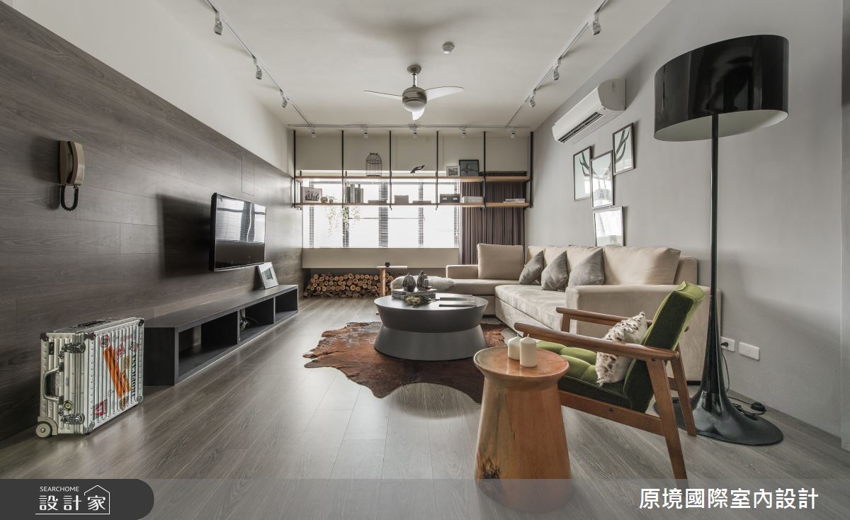 40坪老屋(16~30年)＿美式風客廳案例圖片＿原境國際室內設計＿原境_紐約生活之2