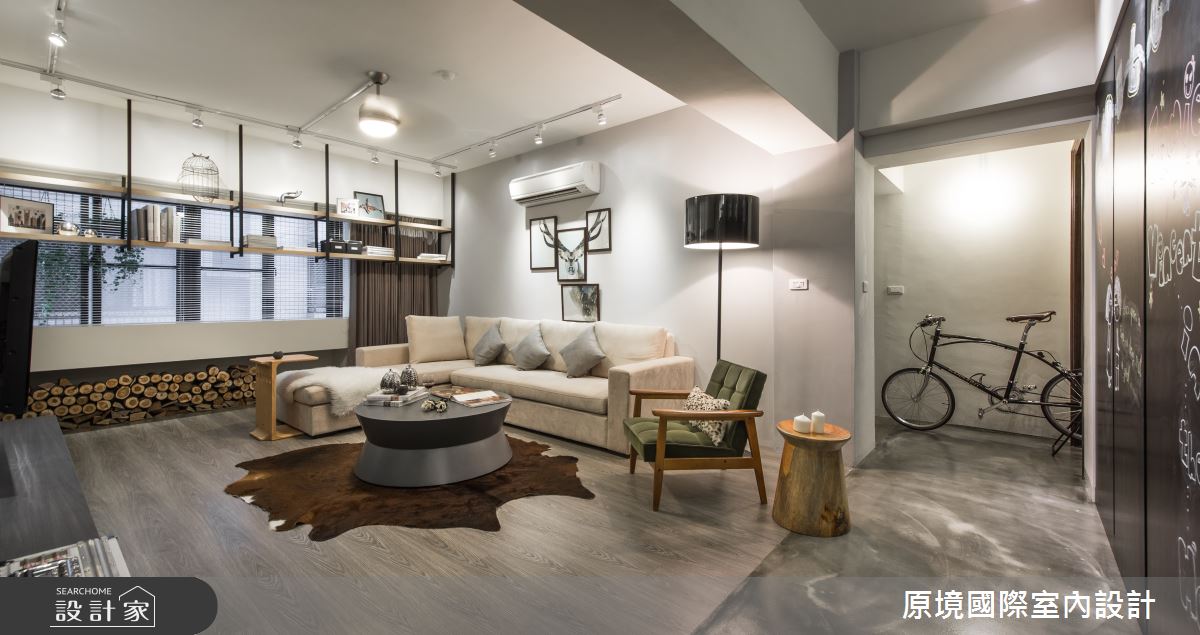 40坪老屋(16~30年)＿美式風客廳案例圖片＿原境國際室內設計＿原境_紐約生活之1