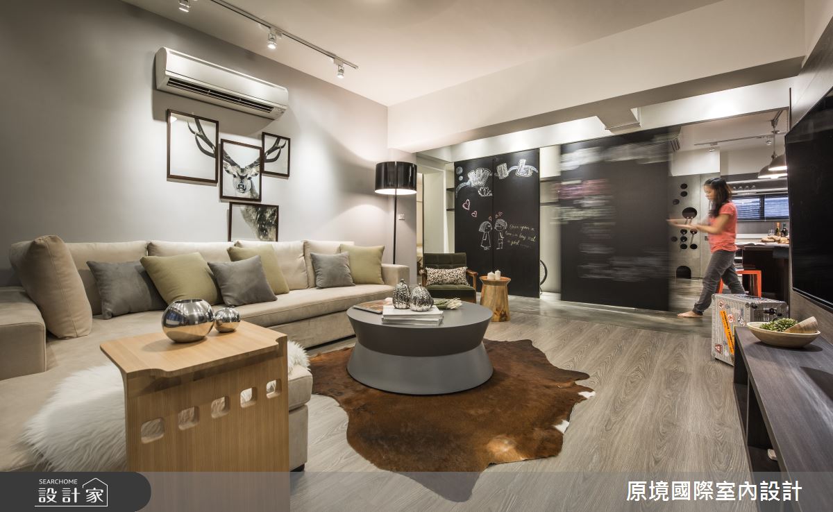 40坪老屋(16~30年)＿美式風客廳案例圖片＿原境國際室內設計＿原境_紐約生活之4