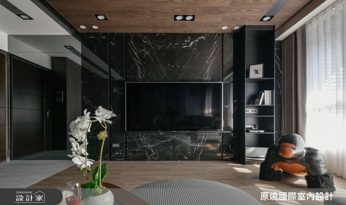 37坪新成屋(5年以下)＿現代風客廳案例圖片＿原境國際室內設計＿原境_人文之境之1