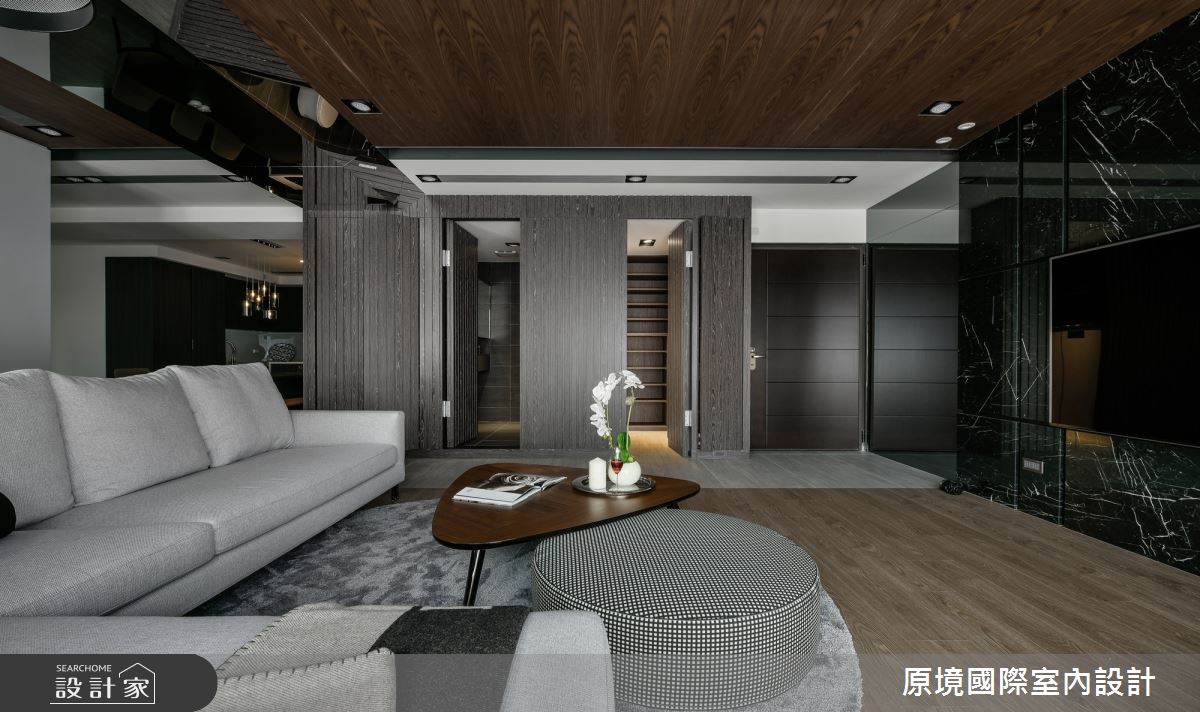 37坪新成屋(5年以下)＿現代風玄關客廳浴室案例圖片＿原境國際室內設計＿原境_人文之境之4