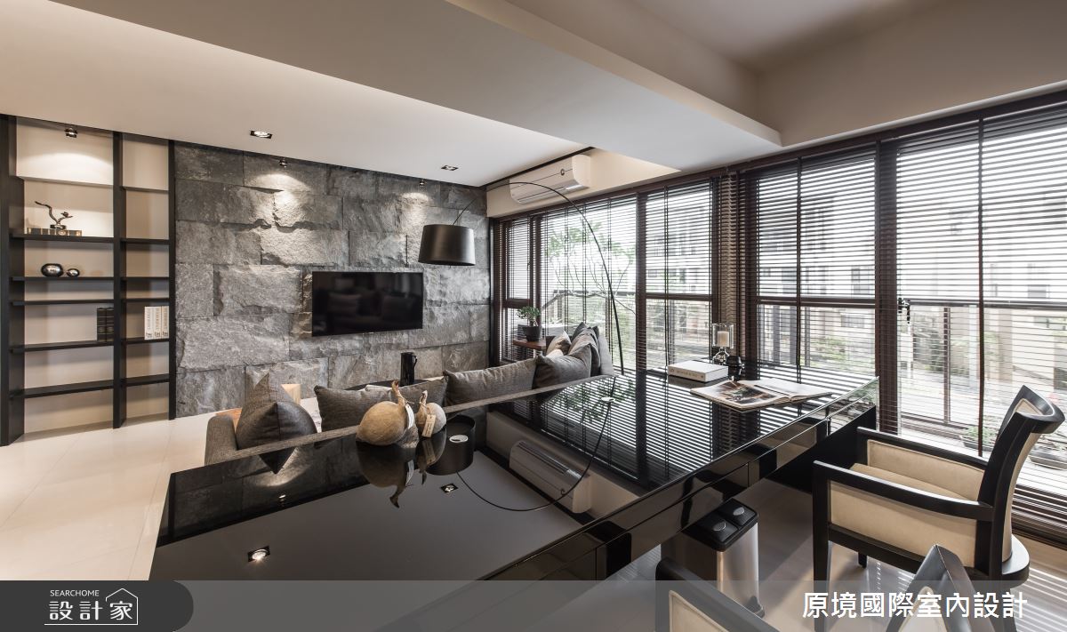 36坪中古屋(5~15年)＿現代風客廳書房案例圖片＿原境國際室內設計＿原境_樸韻之9
